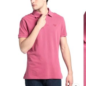 Mens Barbour Washed Short Sleeve Classic Fit Polo sz M #AA